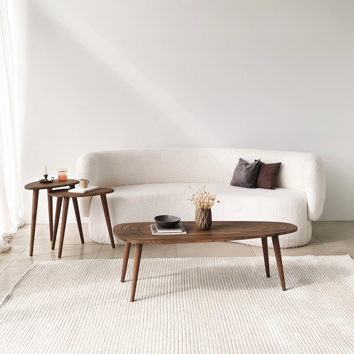 Hanah Home Mesa de centro Sweet - Walnut